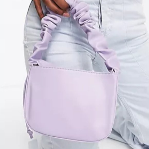 French Connection Truffle Collection ruched handle bag in Purple - Picture 13 of 16